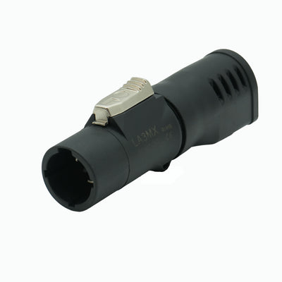 ProX Edison Nema 515R Female to True1 Male Black locking Connector Power Coupler Adapter