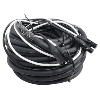 ProX 75' Ft High Performance Dual XLR-M to Dual XLR-F Audio Cable