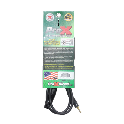 ProX 5 Ft. Unbalanced 3.5mm TRS-M Mini to XLR3-F High Performance Audio Cable