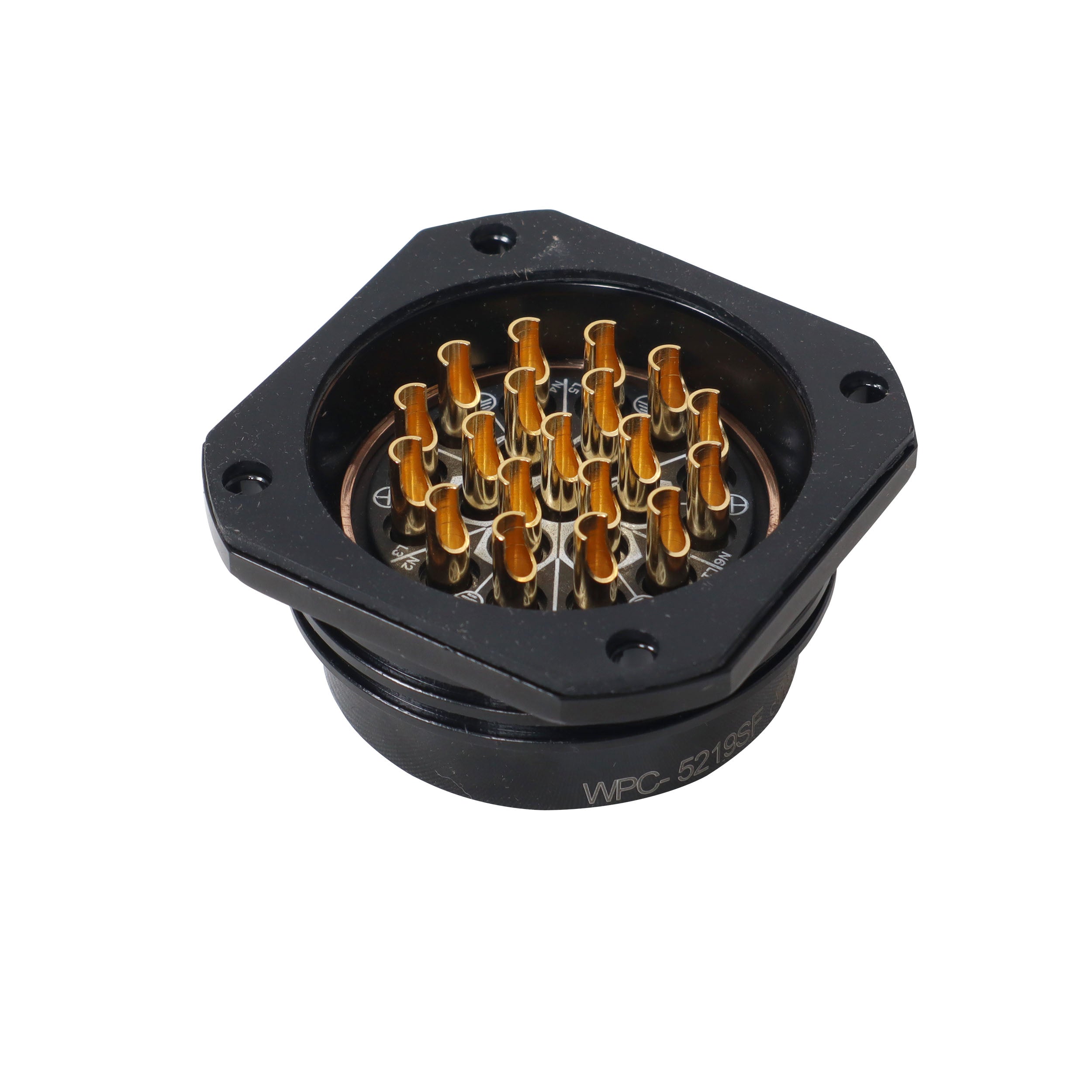 ProX 19-Pin Panel Female Connector - Solder Type - Kupo PLS-5219SF