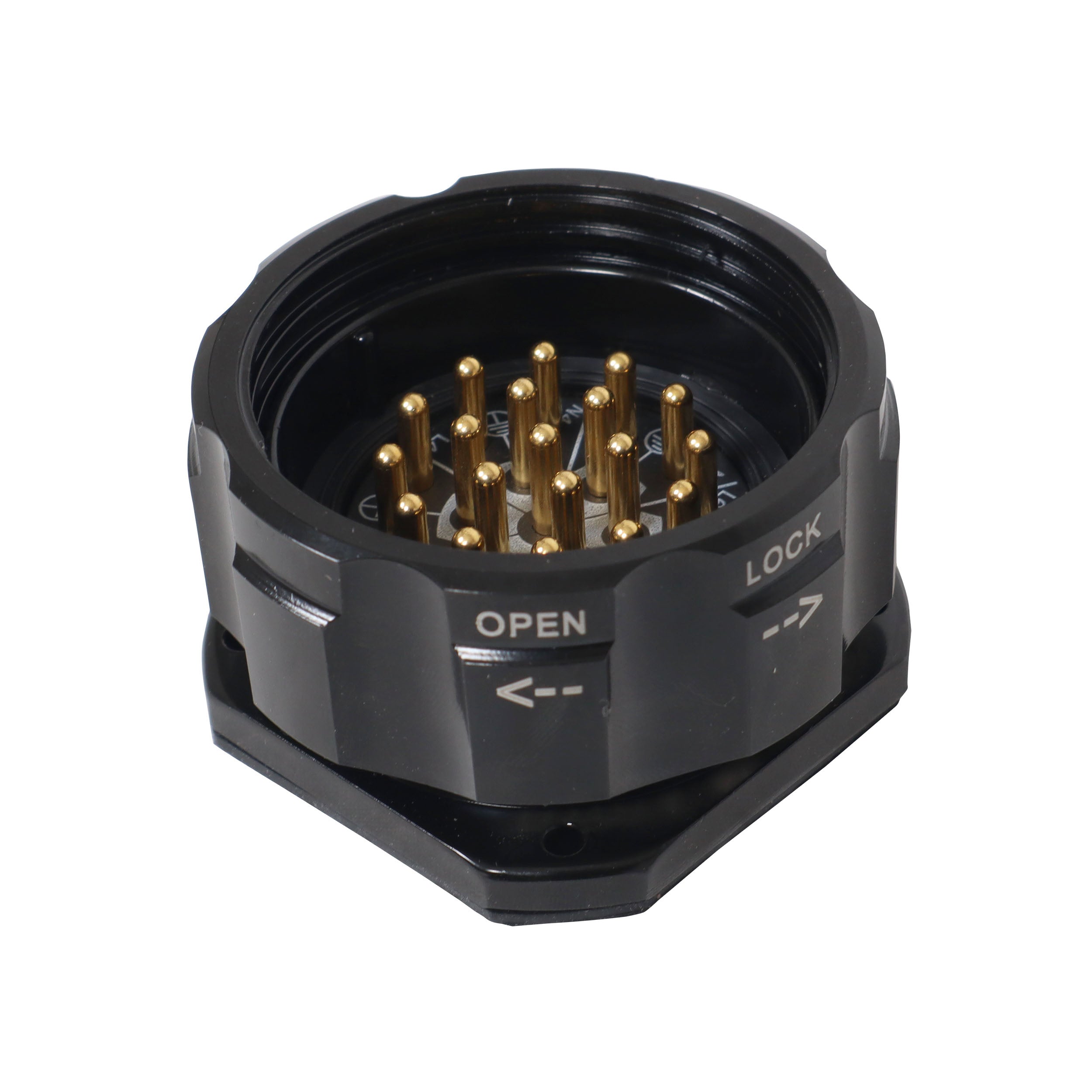 ProX 19-Pin Panel Male Connector - Solder Type - Kupo PLS-5219SM
