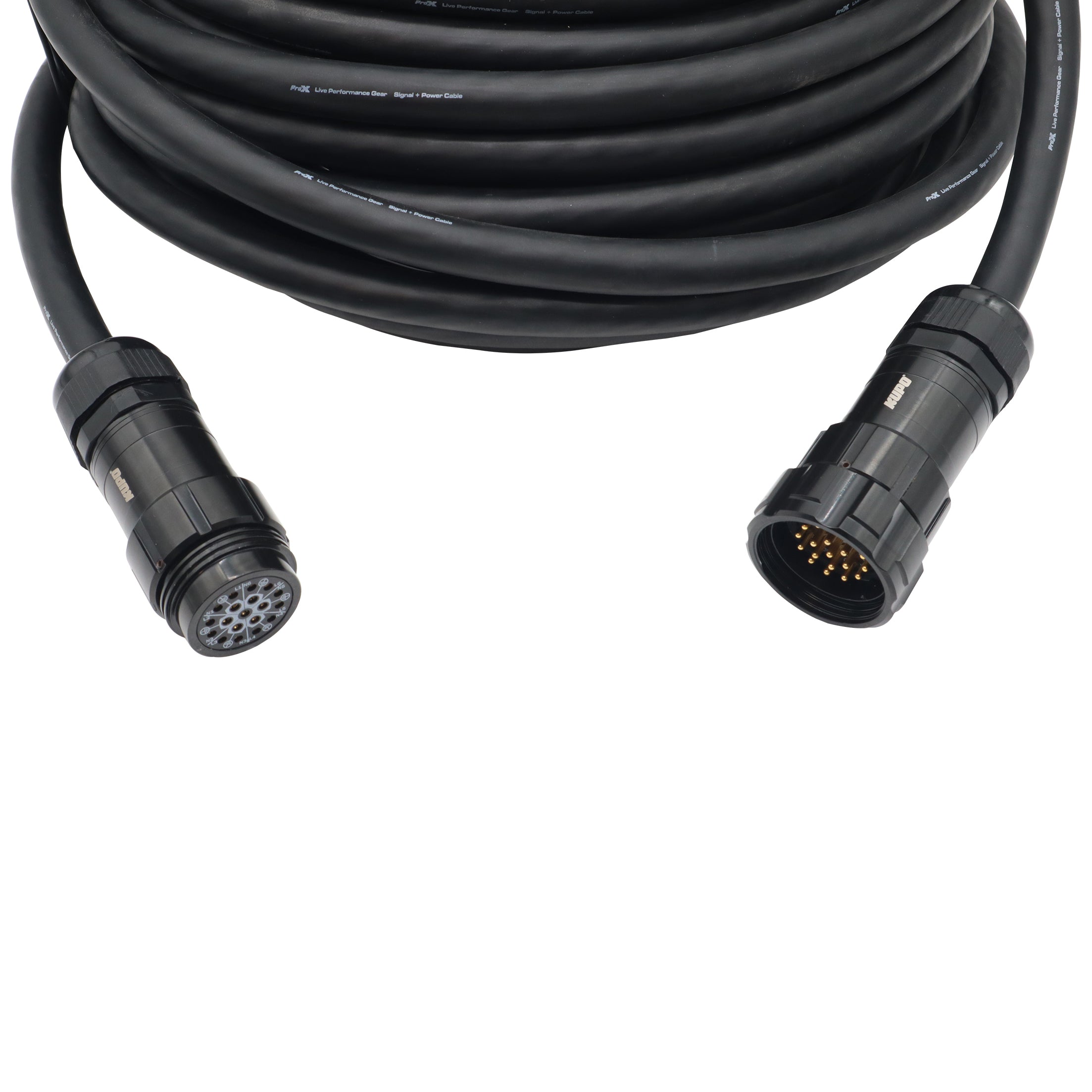 ProX Power Distribution 100Ft 19 Pin Male to Female 12 AWG Extension Cable
