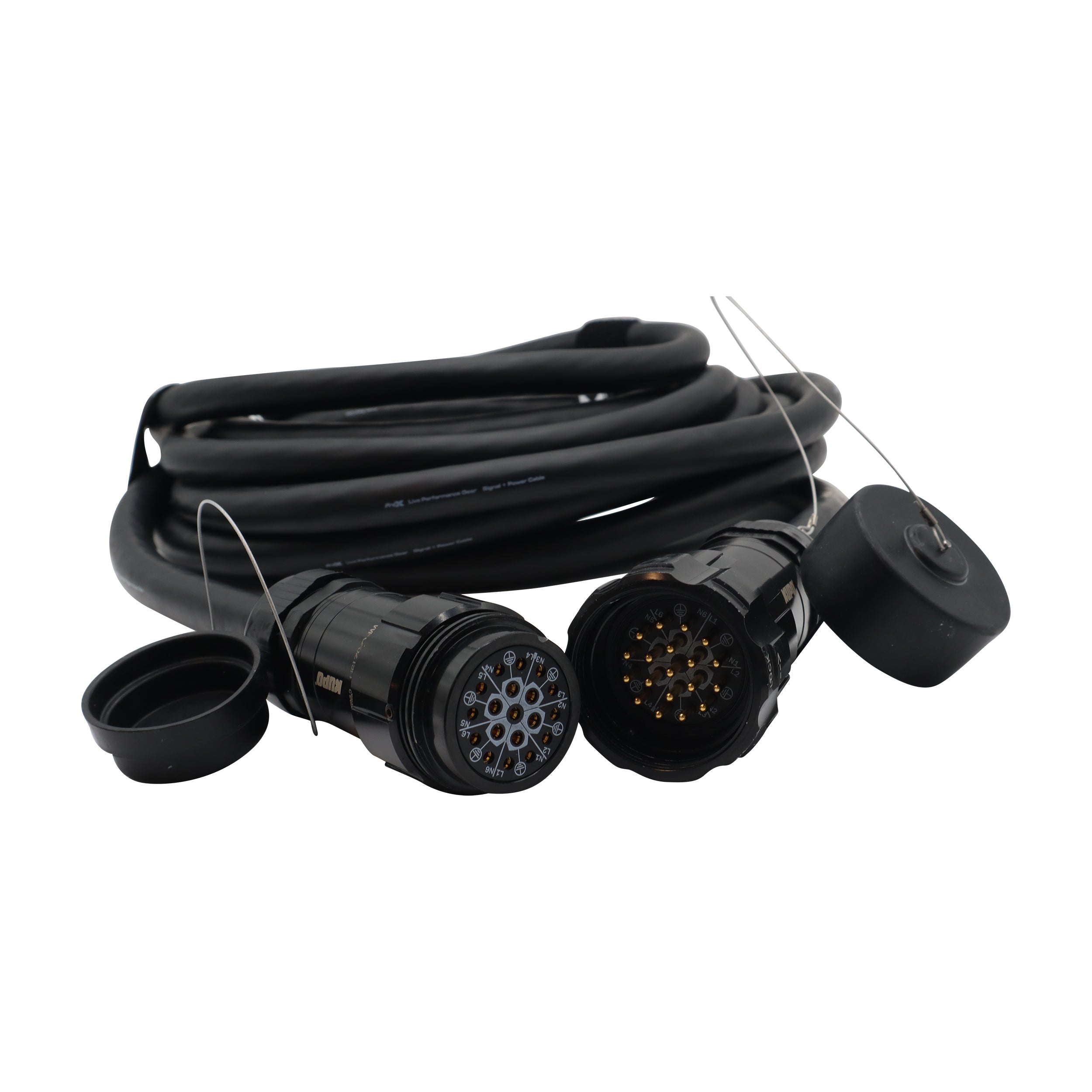 ProX Power Distribution 30Ft 19 Pin Male to Female 12 AWG Extension Cable