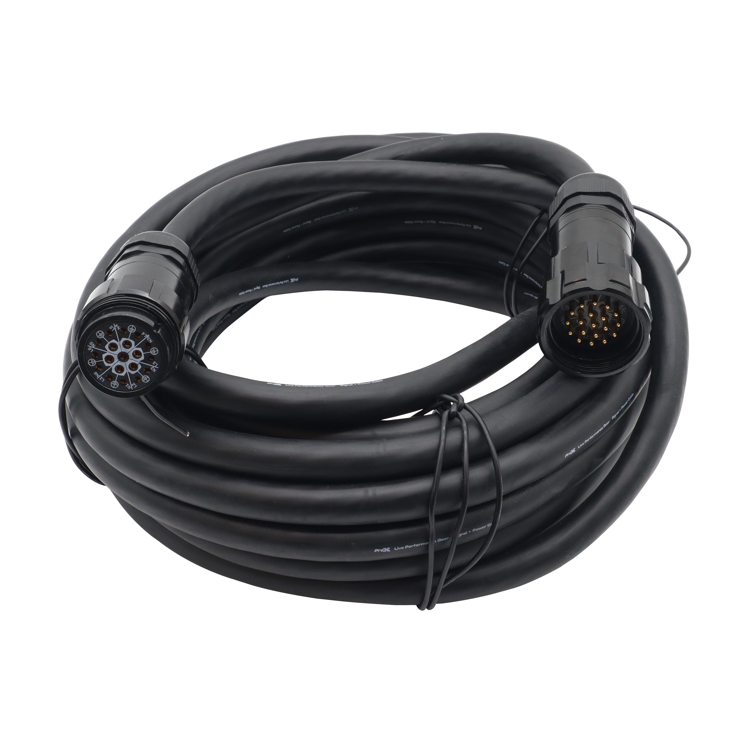 ProX Power Distribution 50Ft 19 Pin Male to Female 12 AWG Extension Cable