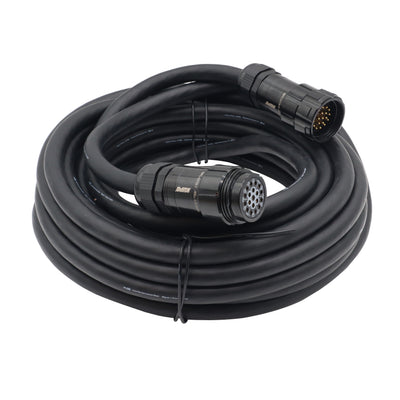ProX Power Distribution 50Ft 19 Pin Male to Female 12 AWG Extension Cable