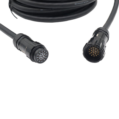 ProX Power Distribution 50Ft 19 Pin Male to Female 12 AWG Extension Cable