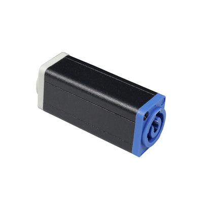 ProX PowerKon cable Coupler Adapter BLUE Power In to GRAY Power Out