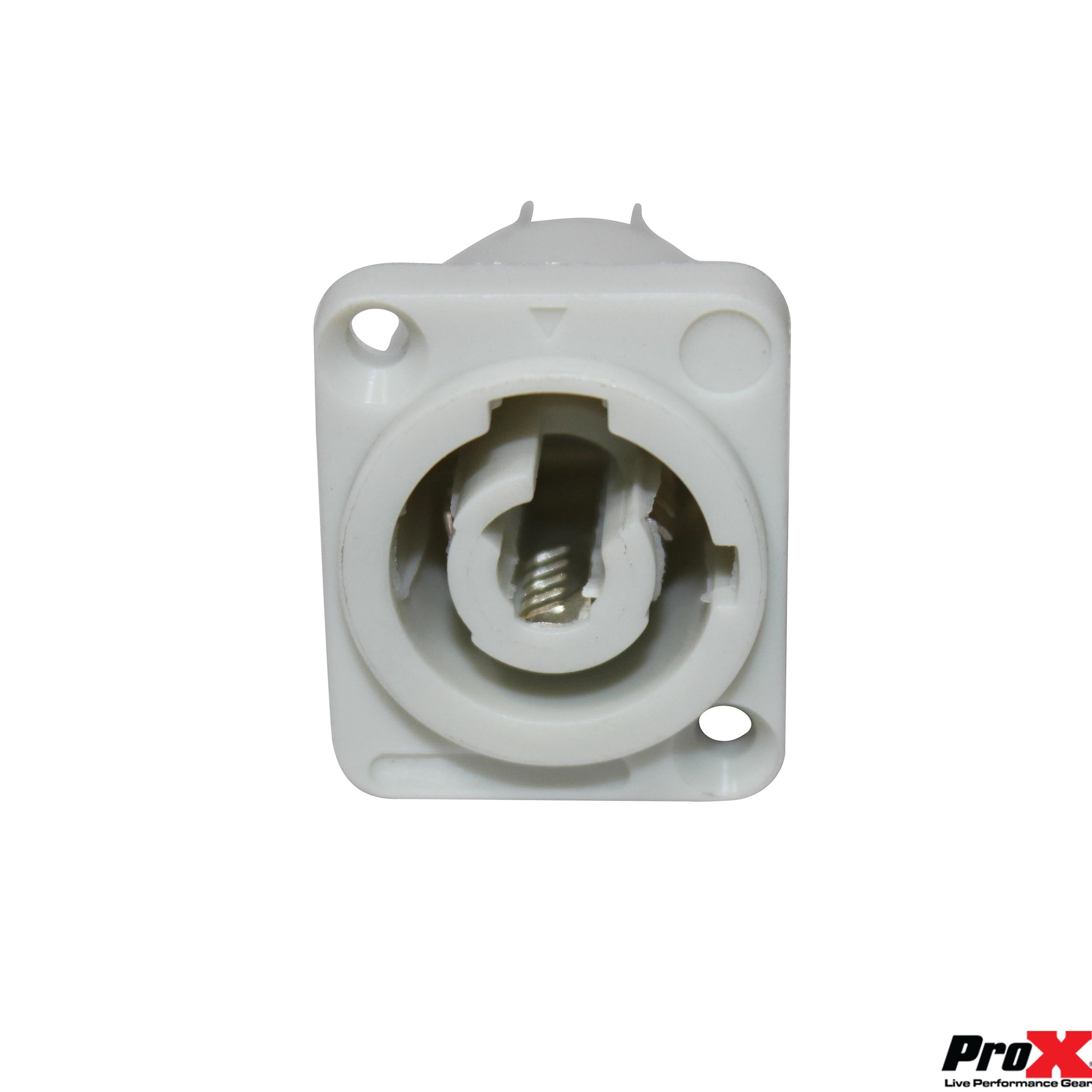 ProX Panel Mount Gray Power Connector Female Connector for Power Connector compatible devices