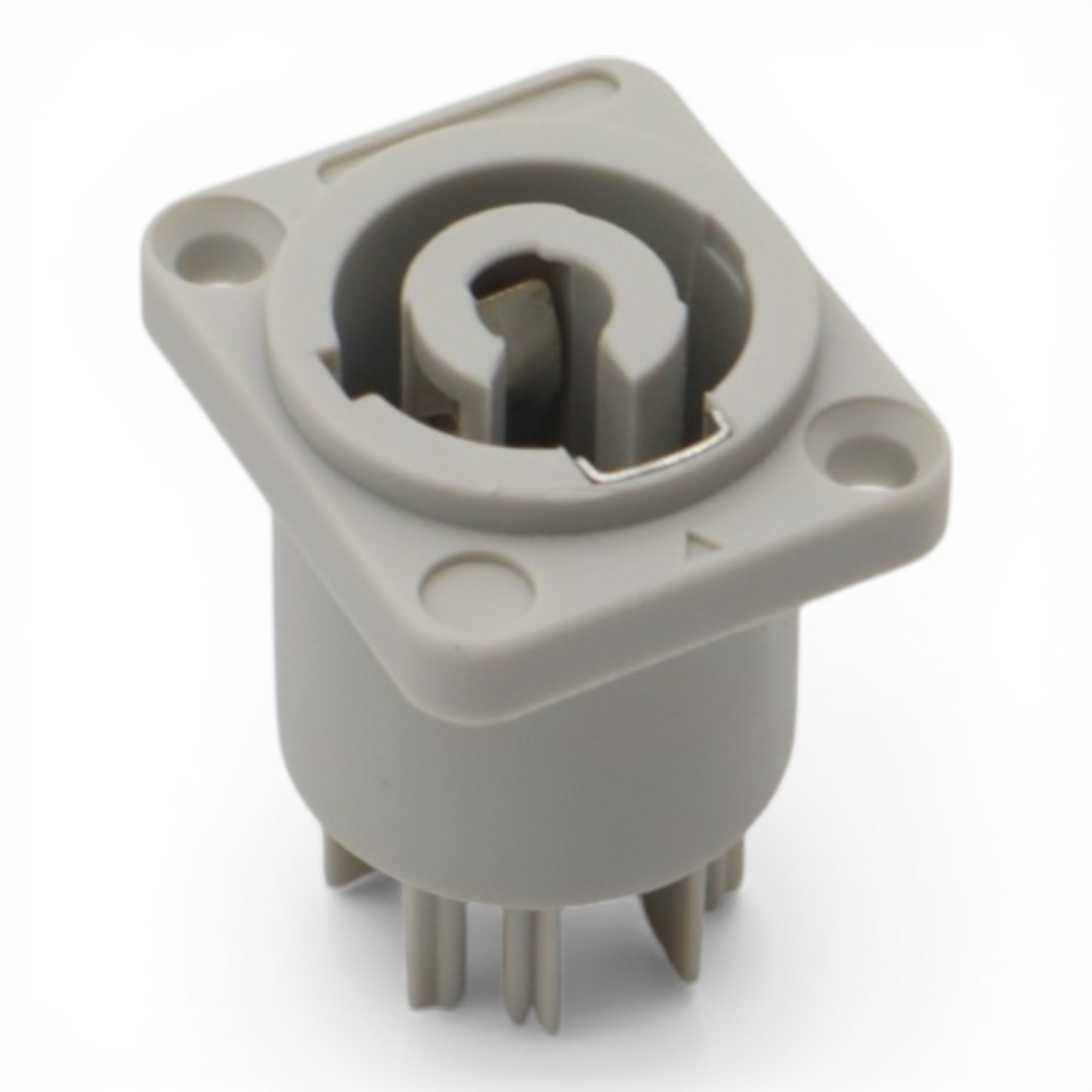 ProX Panel Mount Gray Power Connector Female Connector for Power Connector compatible devices