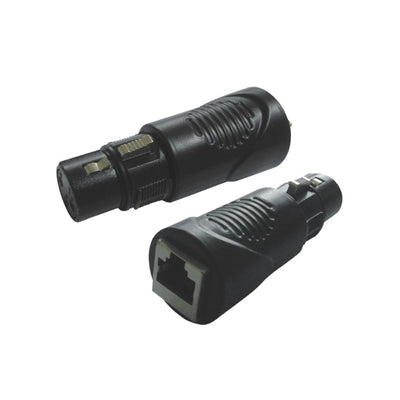 ProX Cat 5/6 RJ45 to 3 Pin Female DMX Connector/Adapter