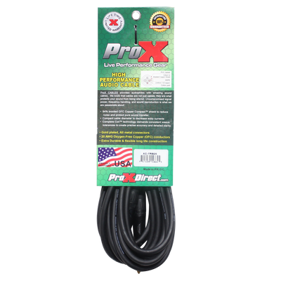 ProX 25 Ft. Balanced 1/4" TRS-M to TRS-M High Performance Audio Cable