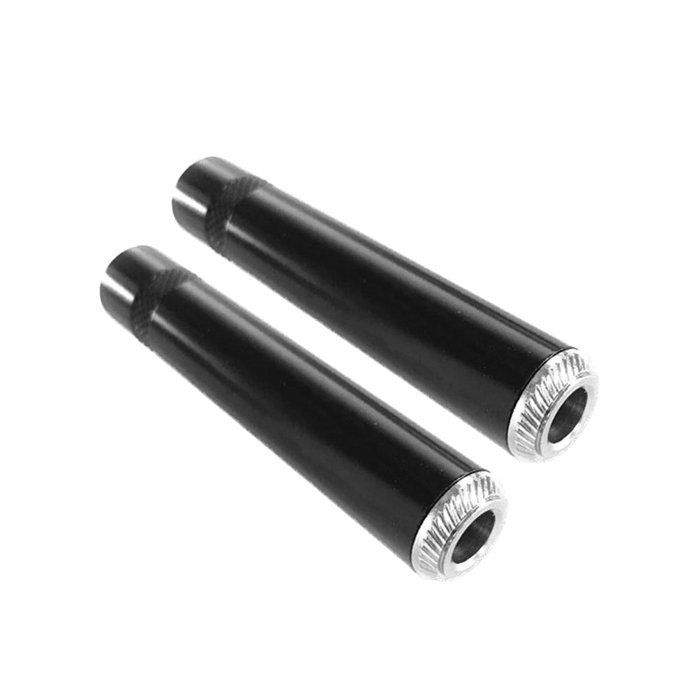 ProX 2-Pack of 1/4 in. Female Mono Instrument Jack Connector Adapter Coupler Tip