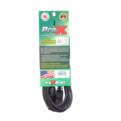 ProX 10 Ft XLR-F to USB High Performance Audio Cable