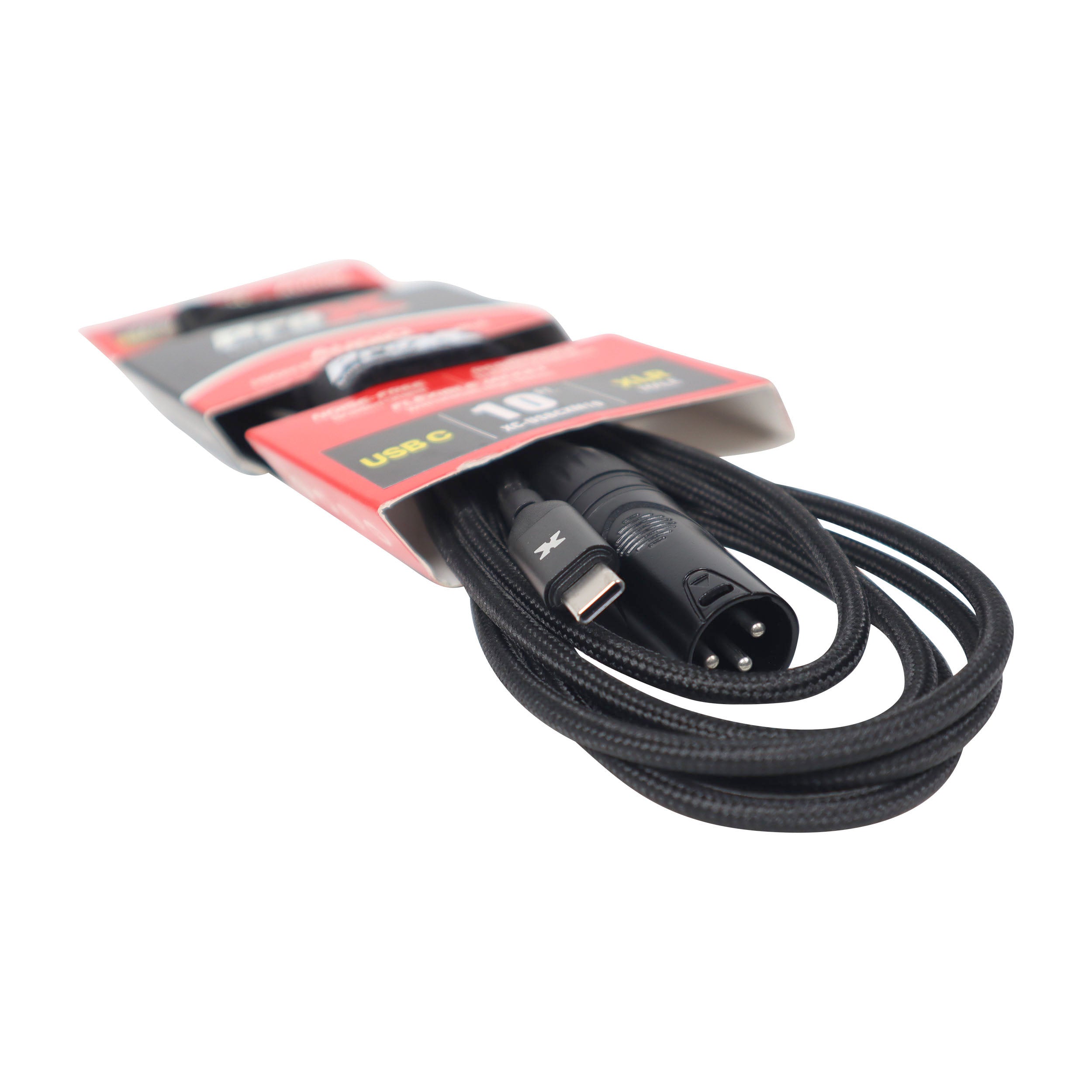 ProX 10FT USB-C to XLR Male Audio Cable – Smartphone and Laptop to Mixer, Amplifier, Powered Speaker and Console Interface
