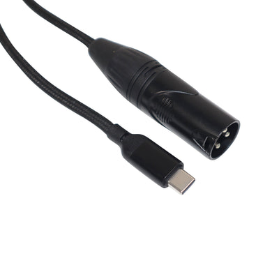ProX 10FT USB-C to XLR Male Audio Cable – Smartphone and Laptop to Mixer, Amplifier, Powered Speaker and Console Interface