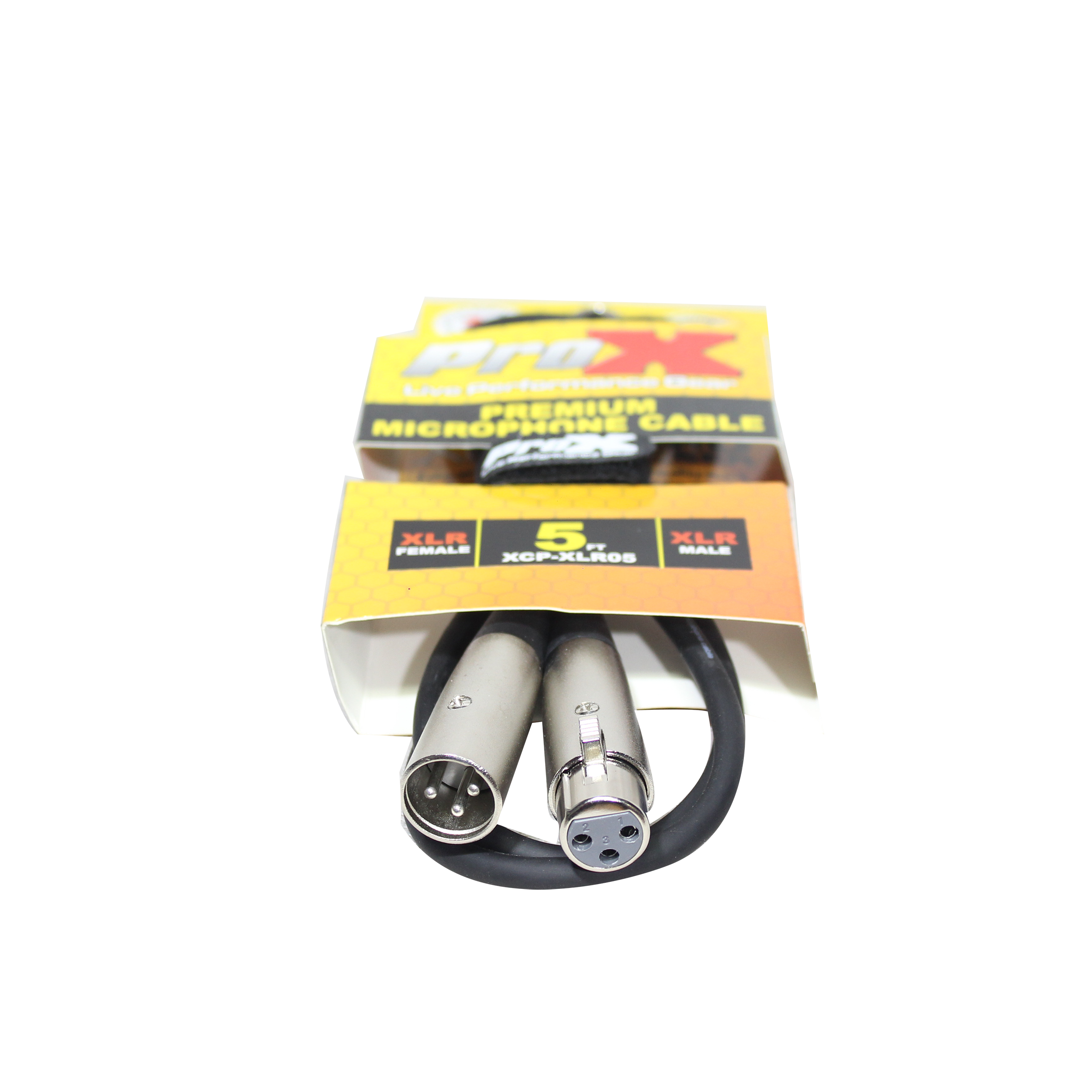 ProX 5 Ft. Balanced XLR3-F to XLR3-M Premium Audio Microphone Cable