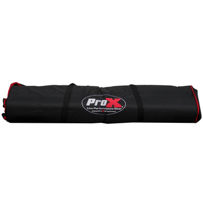 ProX 5 Panel Black Frame DJ Facade W-Stainless Quick Release 180 Deg. Hinges