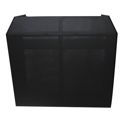 ProX Mesa MK2 DJ Facade Table Station Includes White & Black Scrims and Padded Carry Bag