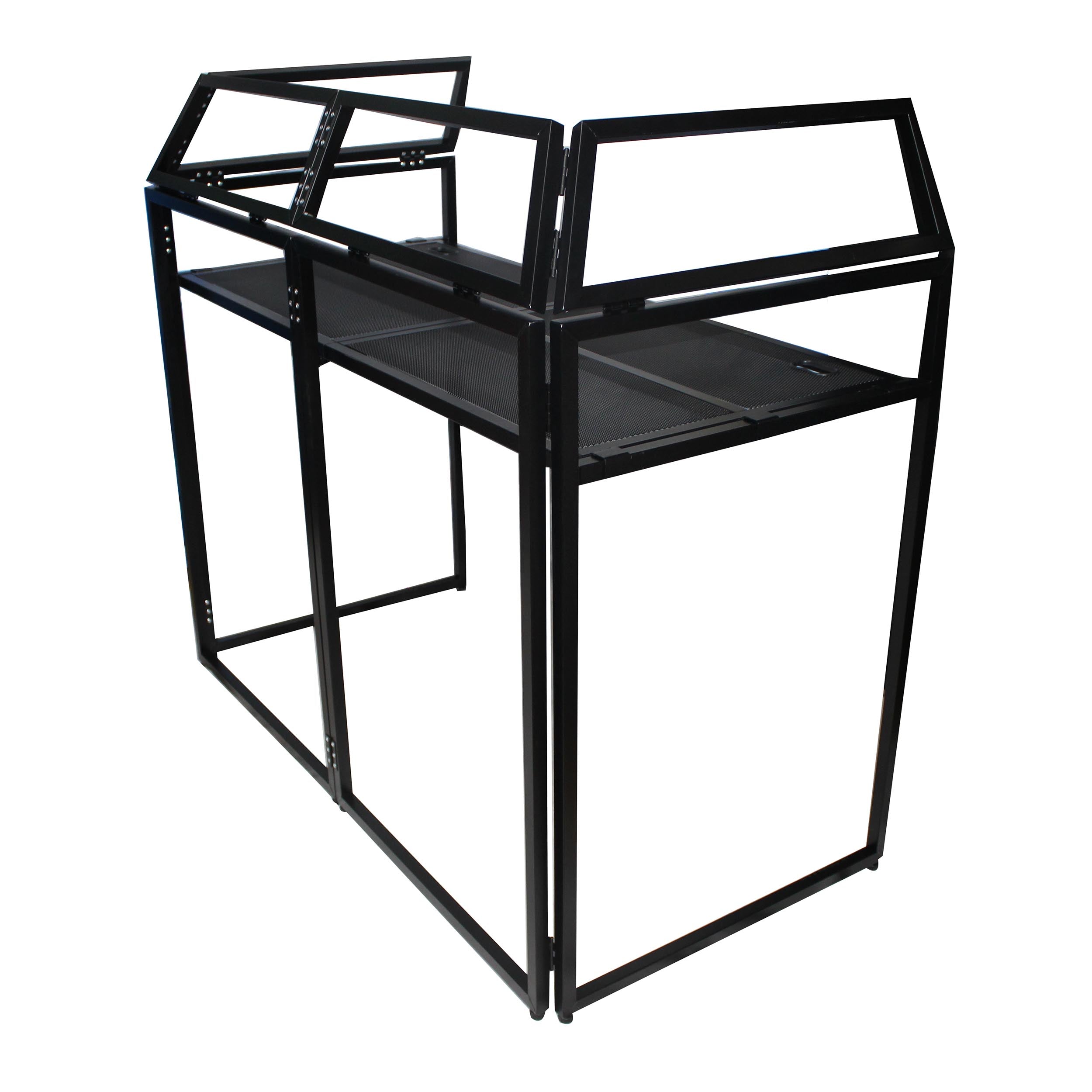 ProX Mesa MK2 DJ Facade Table Station Includes White & Black Scrims and Padded Carry Bag