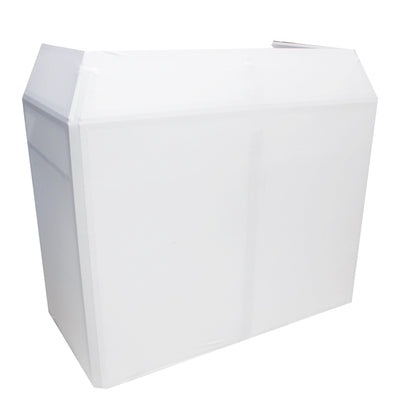 ProX Mesa MK2 DJ Facade Table Station Includes White & Black Scrims and Padded Carry Bag