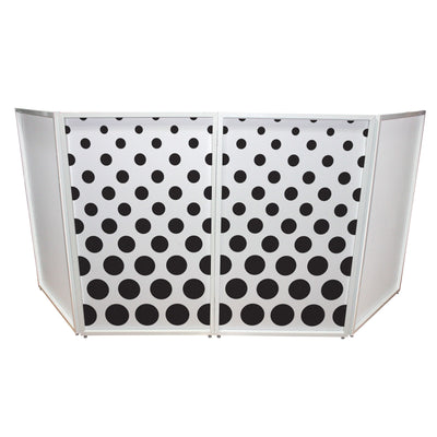 ProX Polka Dots Facade Enhancement Scrims - Black Dots on White | Set of Two