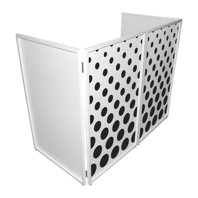 ProX Polka Dots Facade Enhancement Scrims - Black Dots on White | Set of Two