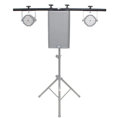 ProX 5 Ft. Universal Light Bar Mounting System for Point Source PA Speakers with Fly-points