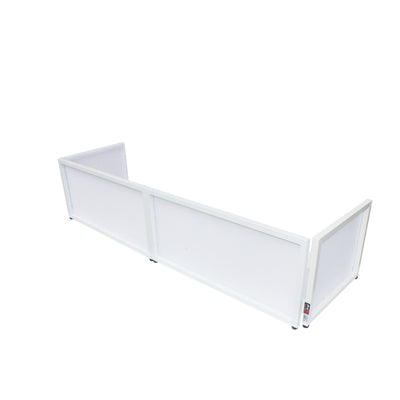 ProX Replacement Scrim Set White – For 6 FT Table Top Facade Incl. 2 Front Panels and 2 Side Panels