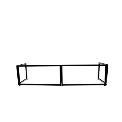 ProX Black Frame 6 Ft foldable 4 Panel Tabletop DJ Facade Front Board booth with Black and White Scrims and poratble bag