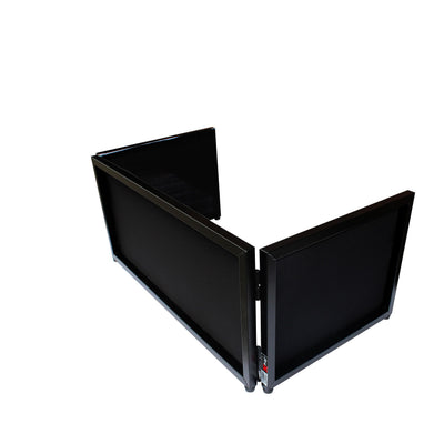 ProX Replacement Scrim Set Black – For 6 FT Table Top Facade Incl. 2 Front Panels and 2 Side Panels