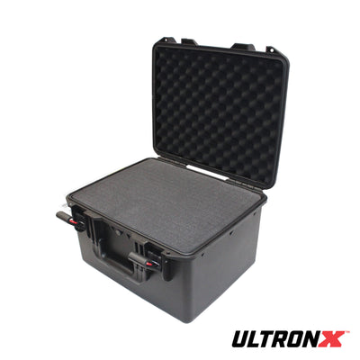ProX UltronX SMALL Water Air sealed ABS Molded Portable Storage Case for Audio Camera Tactical includes cut pluck foam - 17x13x9 in.