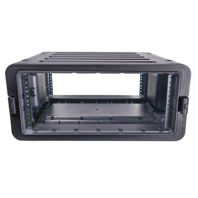 ProX UltronX 4U Rack Air Tight Water Sealed ABS Case with Retractable Pull Out Handle and Wheels