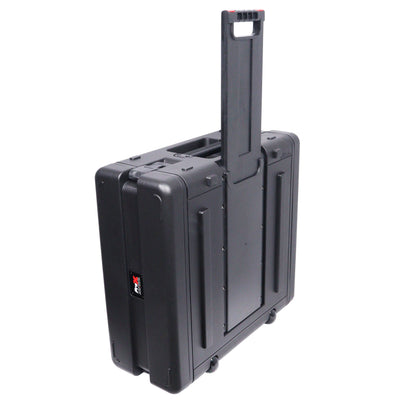 ProX UltronX 4U Rack Air Tight Water Sealed ABS Case with Retractable Pull Out Handle and Wheels