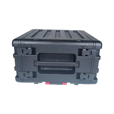 ProX UltronX 6U Rack Air Tight Water Sealed ABS Case with Retractable Pull Out Handle and Wheels
