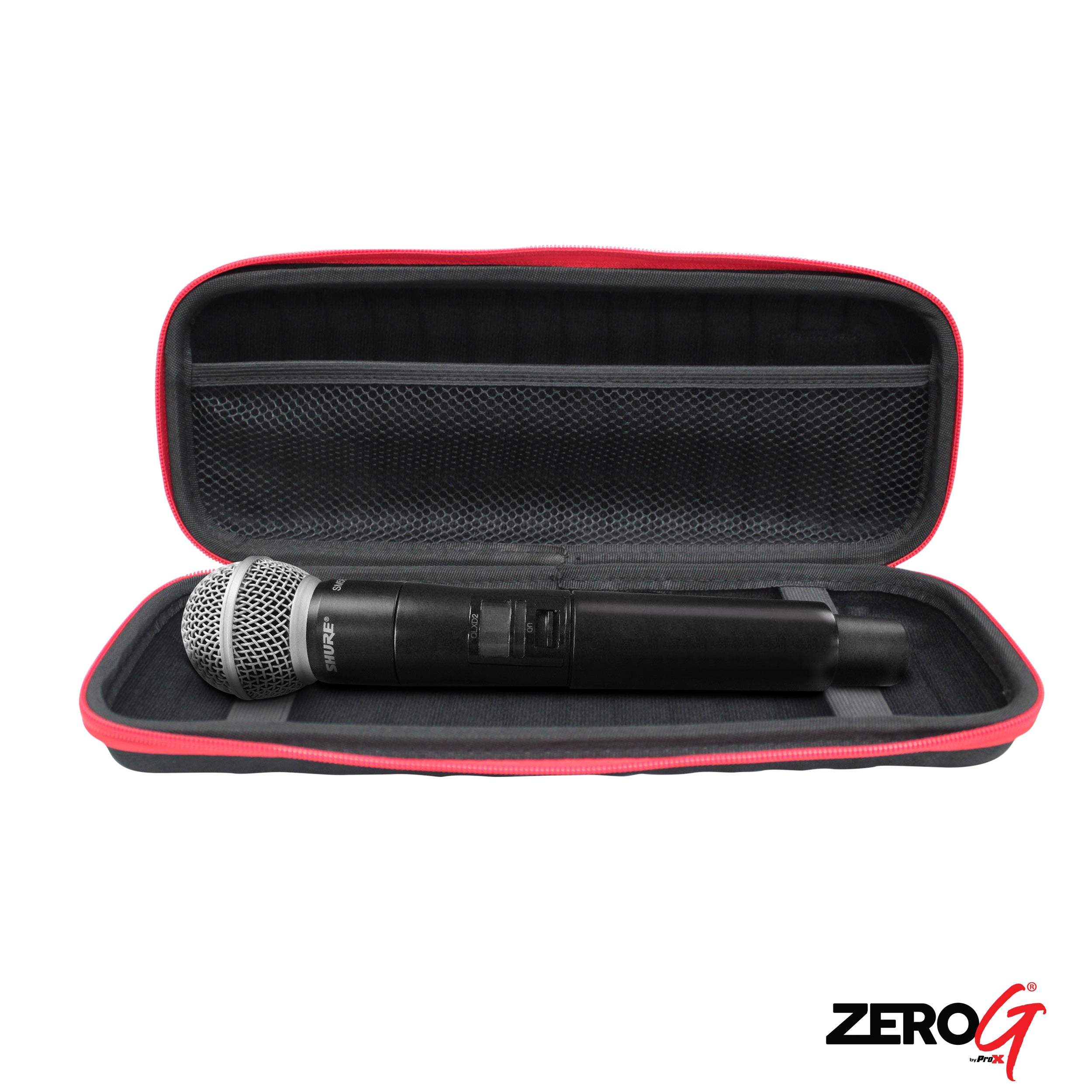 ProX ZeroG Ultra Lightweight Hard Shell DJ Controller for fits Numark DJ2GO2 and Wireless Mic - Nano Size