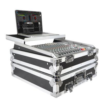 ProX 10U Top Mount 19" Slanted Mixer Case