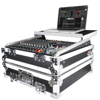 ProX 10U Top Mount 19" Slanted Mixer Case