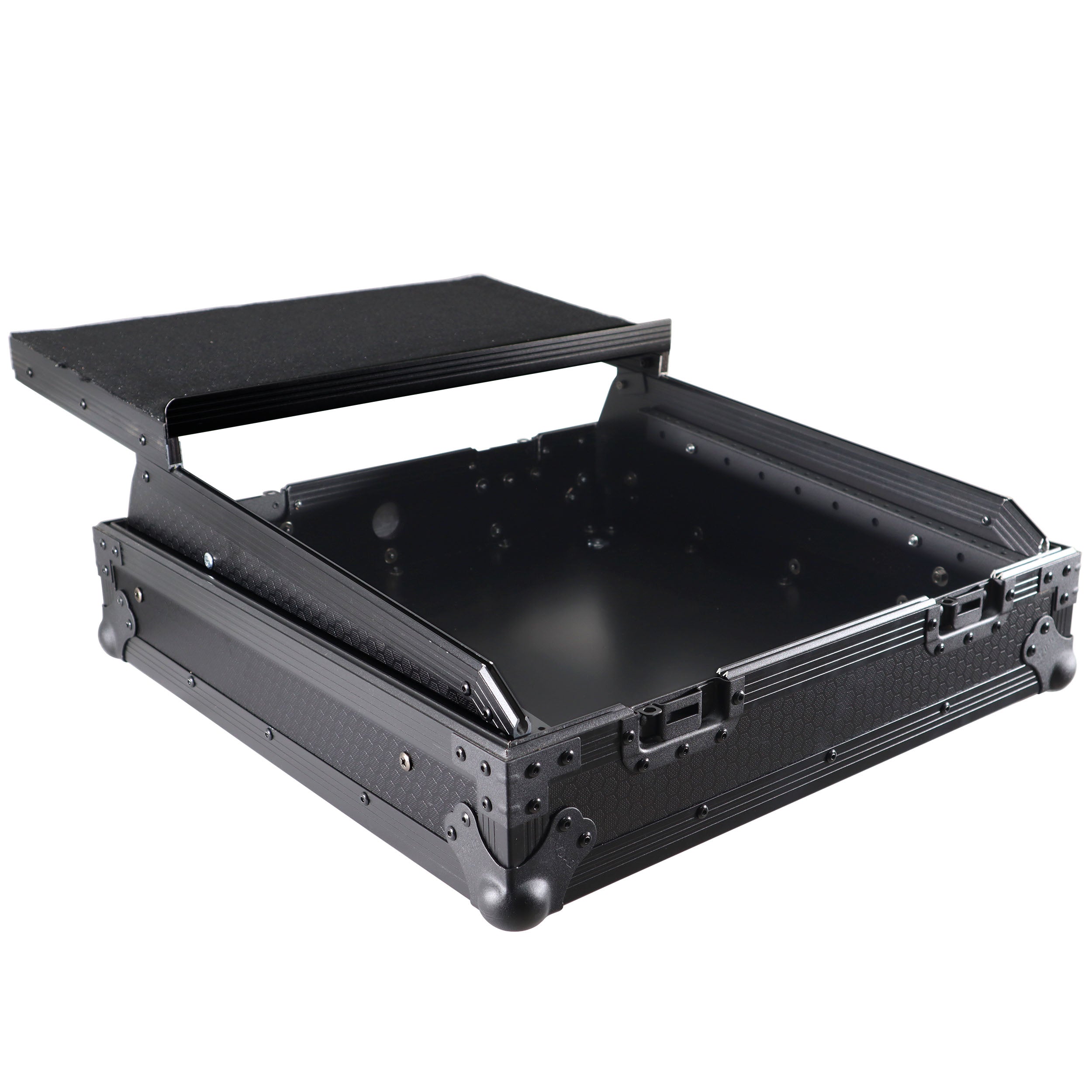 ProX 10U Top Mount 19" Slanted Black on Black Mixer Case