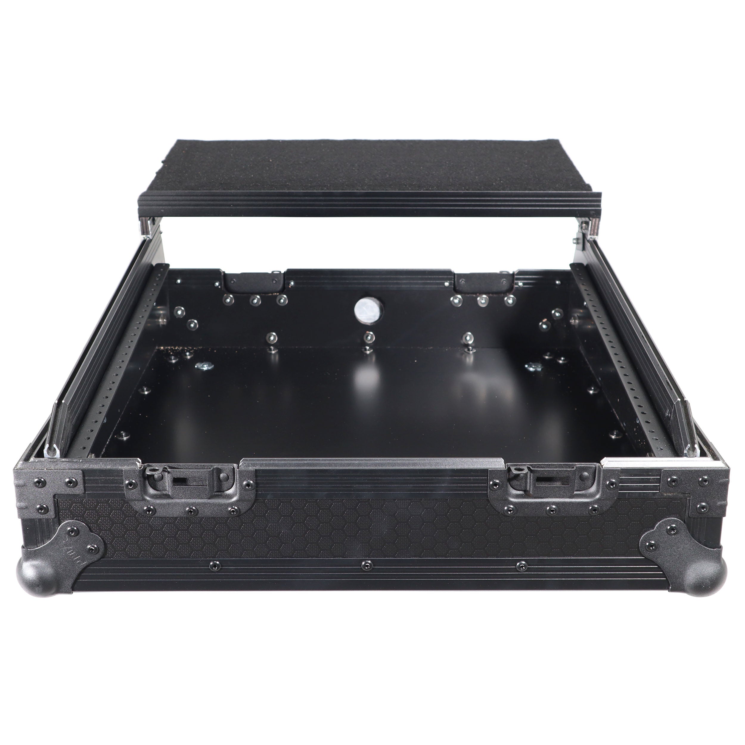 ProX 10U Top Mount 19" Slanted Black on Black Mixer Case