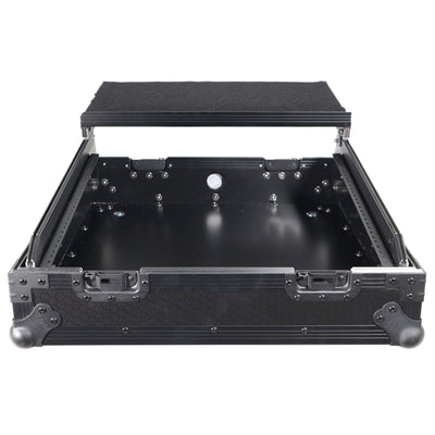 ProX 10U Top Mount 19" Slanted Black on Black Mixer Case