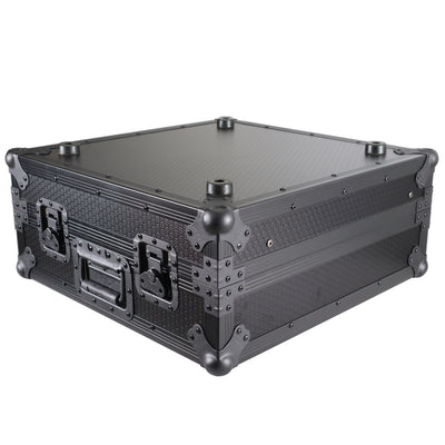 ProX 10U Top Mount 19" Slanted Black on Black Mixer Case