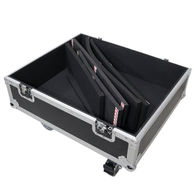 ProX Universal ATA Line Array Speakers Flight Case For (2) QSC LA108 / RCF HDL 28A HDL10A – Int Dim 25x25x21 in.