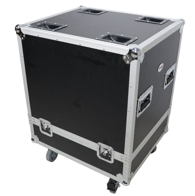 ProX Universal ATA Line Array Speakers Flight Case For (2) QSC LA108 / RCF HDL 28A HDL10A – Int Dim 25x25x21 in.
