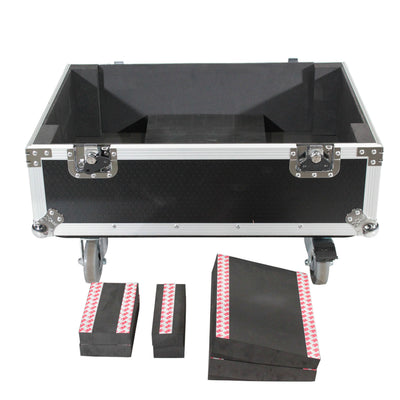 ProX Universal ATA Dual Speaker Flight Case fits 28x26x20 in. 2x RCF HDL10 HDL28, DAS VANTEC 20A
