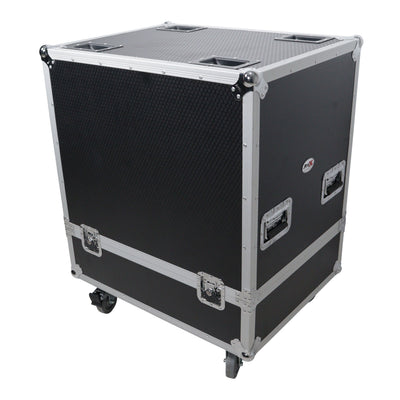 ProX Universal ATA Single Line Array Sub Speaker Flight Case fits RCF SUB 8004-AS 9004-AS and similar size speakers 29x29x22 in.