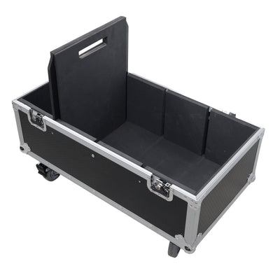 ProX Universal ATA Dual Speaker Flight Case for 2x QSC K12 JBL PRX812 2x Speakers and similar size speakers 25x15x15 in.