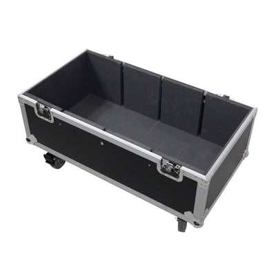 ProX Universal ATA Dual Speaker Flight Case for 2x QSC K12 JBL PRX812 2x Speakers and similar size speakers 25x15x15 in.