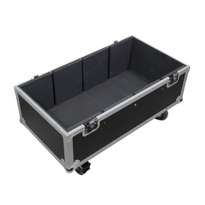 ProX Universal ATA Dual Speaker Flight Case for 2x QSC K12 JBL PRX812 2x Speakers and similar size speakers 25x15x15 in.