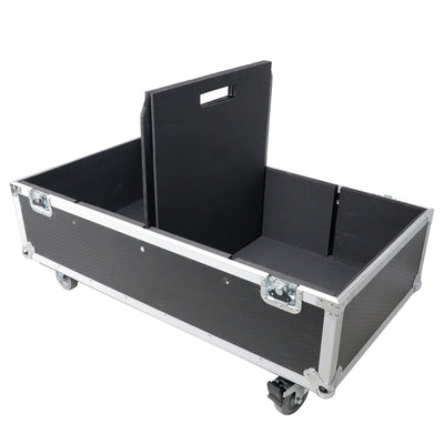 ProX Universal Dual ATA Speaker Flight Case Fits 2 pcs 28x20x20 inch speakers, Two JBL SRX 815P and Similar Sized Speakers