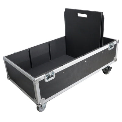 ProX Universal Dual ATA Speaker Flight Case Fits 2 pcs 28x20x20 inch speakers, Two JBL SRX 815P and Similar Sized Speakers